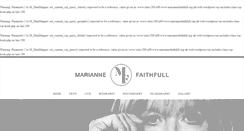 Desktop Screenshot of mariannefaithfull.org.uk