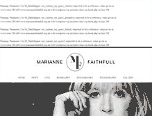 Tablet Screenshot of mariannefaithfull.org.uk