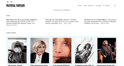 Desktop Screenshot of mariannefaithfull.fm