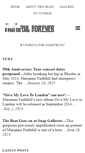 Mobile Screenshot of mariannefaithfull.fm