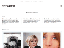 Tablet Screenshot of mariannefaithfull.fm